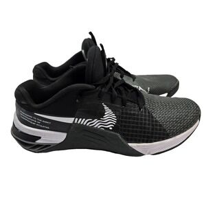 Nike Metcon 8 Black Dark Smoke Gray White Training Shoes Mens Sz 10